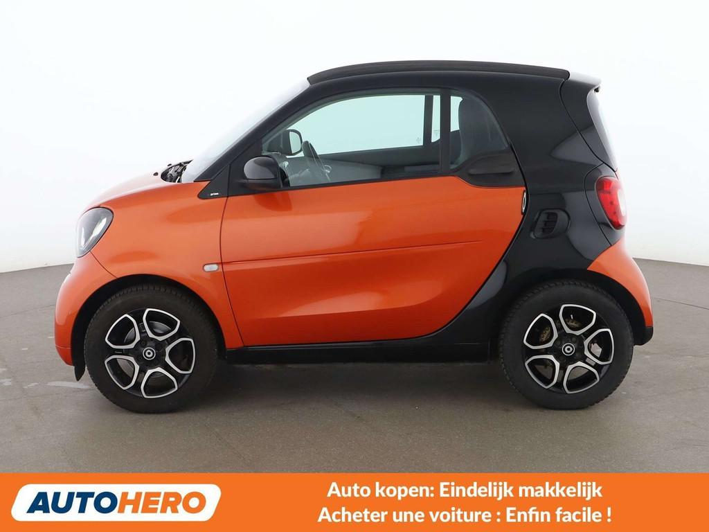 Smart Fortwo 1.0 Basis Prime (année de construction 2017), Autos, Smart, Cuir, Achat, Autres couleurs, Noir