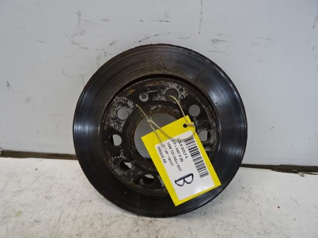 REMSCHIJF ACHTER Volkswagen Golf VI (5K1) (01-2008/11-2013), Auto-onderdelen, Remmen en Aandrijving, Volkswagen, Gebruikt