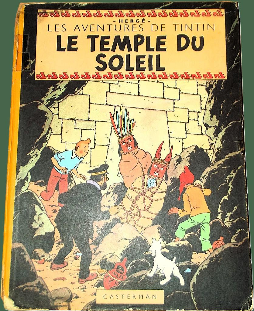 TINTIN/eo : Le Temple du Soleil, Une BD, Enlèvement ou Envoi, Utilisé, Hergé