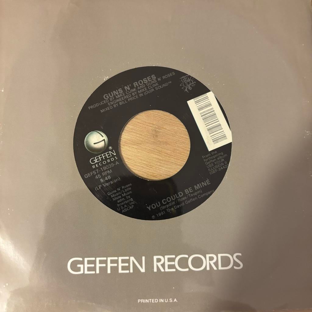 Guns ‘n’ Roses - you coult be mine - civil war 1991(7”vinyl), Enlèvement ou Envoi, Single, Comme neuf, 7 pouces
