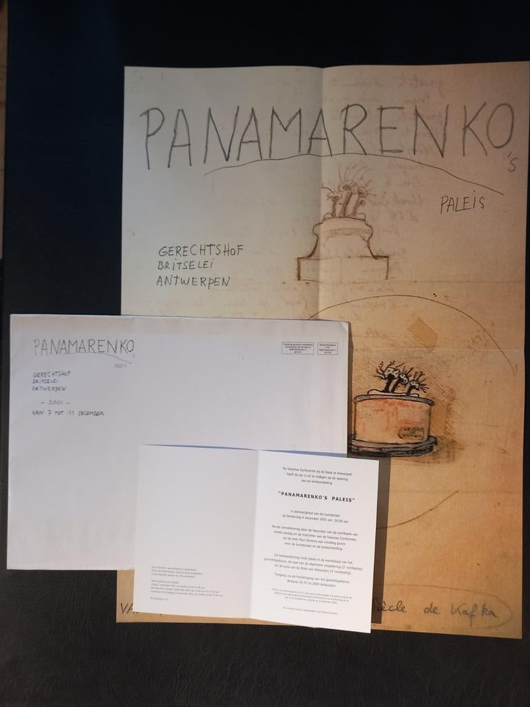 Panamarenko's Paleis, Antiek en Kunst, Kunst | Litho's en Zeefdrukken, Ophalen of Verzenden