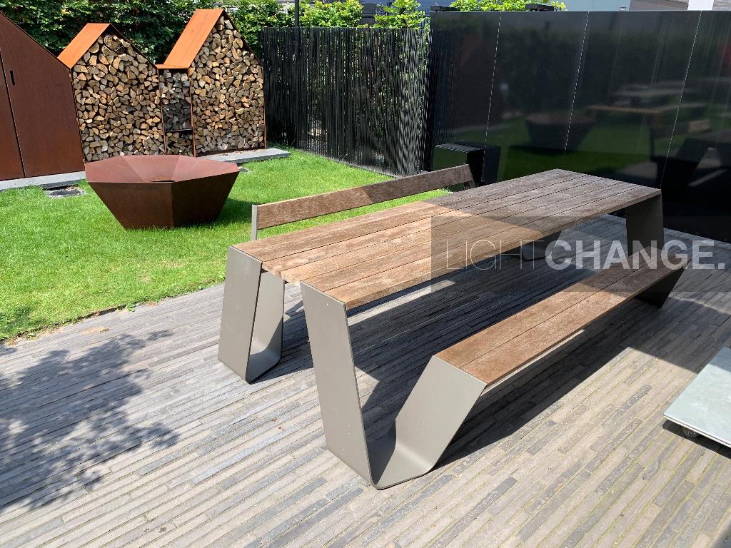 Extremis Hopper 300 tuintafel zie ook Pantagruel + Gargantua, Tuin en Terras, Ophalen, Zo goed als nieuw, Rechthoekig, Hout