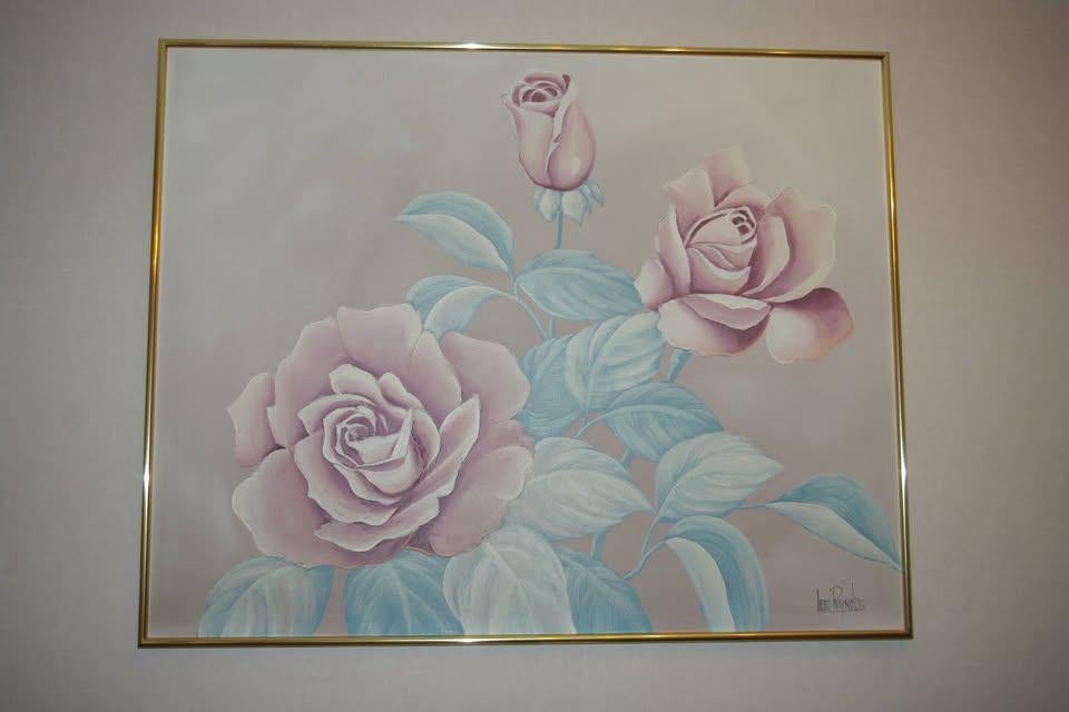 Groot schilderij, Lee Reynolds., Enlèvement