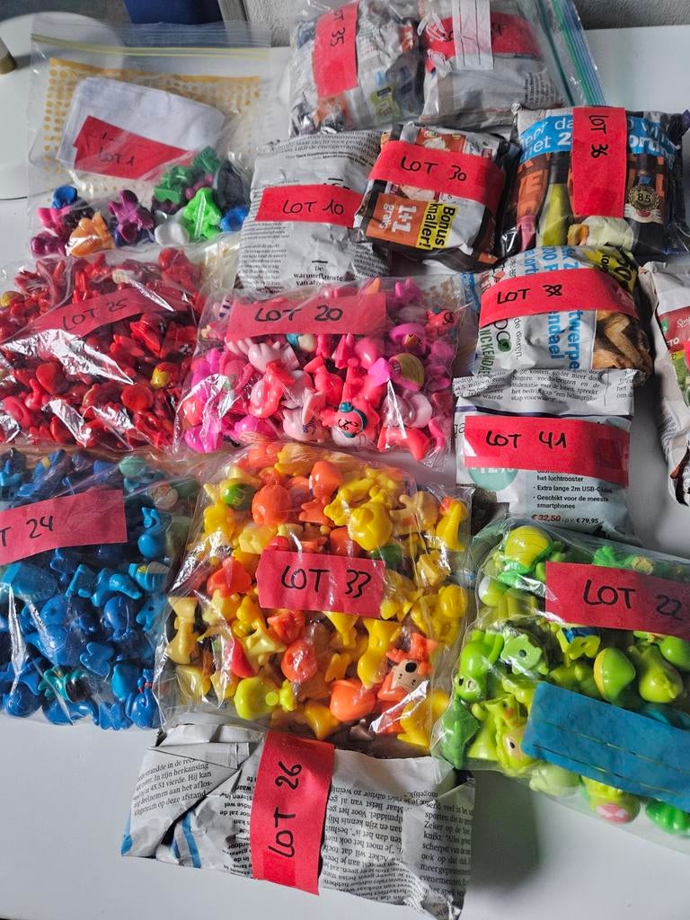 500+ gogos crazy bones + onderdelen gratis, Enlèvement, Utilisé