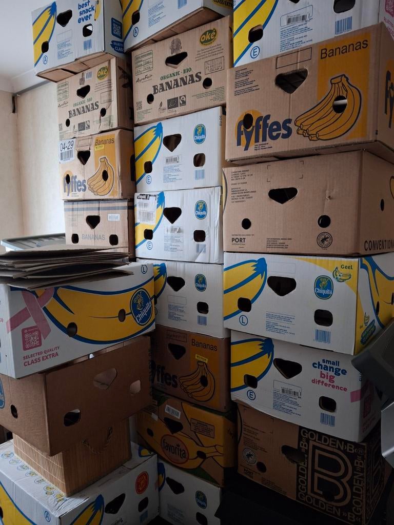 25 Bananendozen, Doe-het-zelf en Bouw, Kratten en Dozen, Ophalen