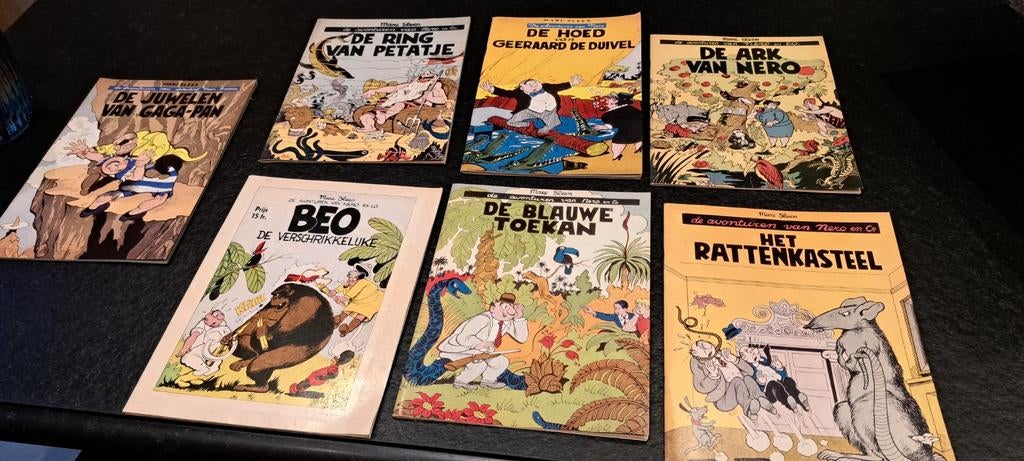 7 bandes dessinées de Marc Sleen Nero, Enlèvement ou Envoi