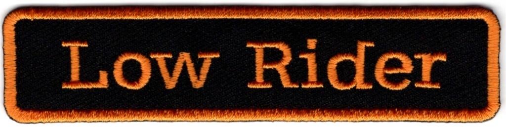Harley Davidson Low Rider stoffen opstrijk patch embleem #1, Motoren, Accessoires | Overige, Verzenden, Nieuw