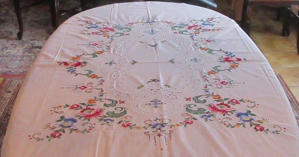 Vintage tafelkleden, Antiquités & Art, Enlèvement