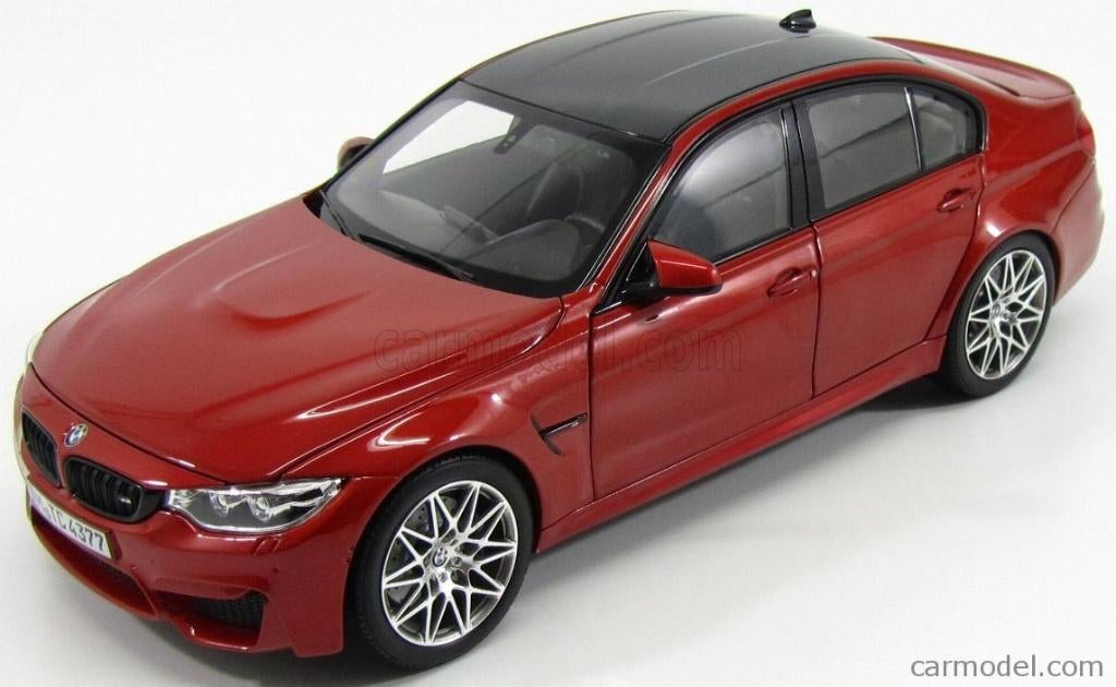BMW M3 Competition (F80) 2016 Sakhir Orange NIEUW 1/18, Ophalen of Verzenden, Nieuw, Auto, Norev