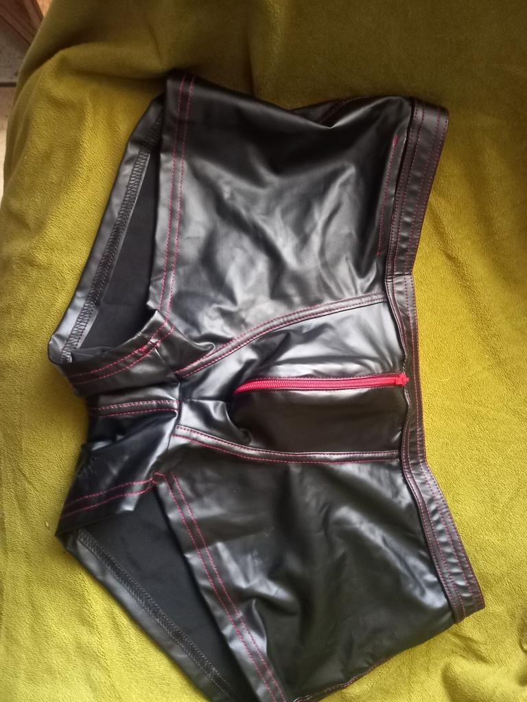 Leren heren slip gay / sm, Kleding | Heren, Ondergoed, Ophalen of Verzenden, Slip