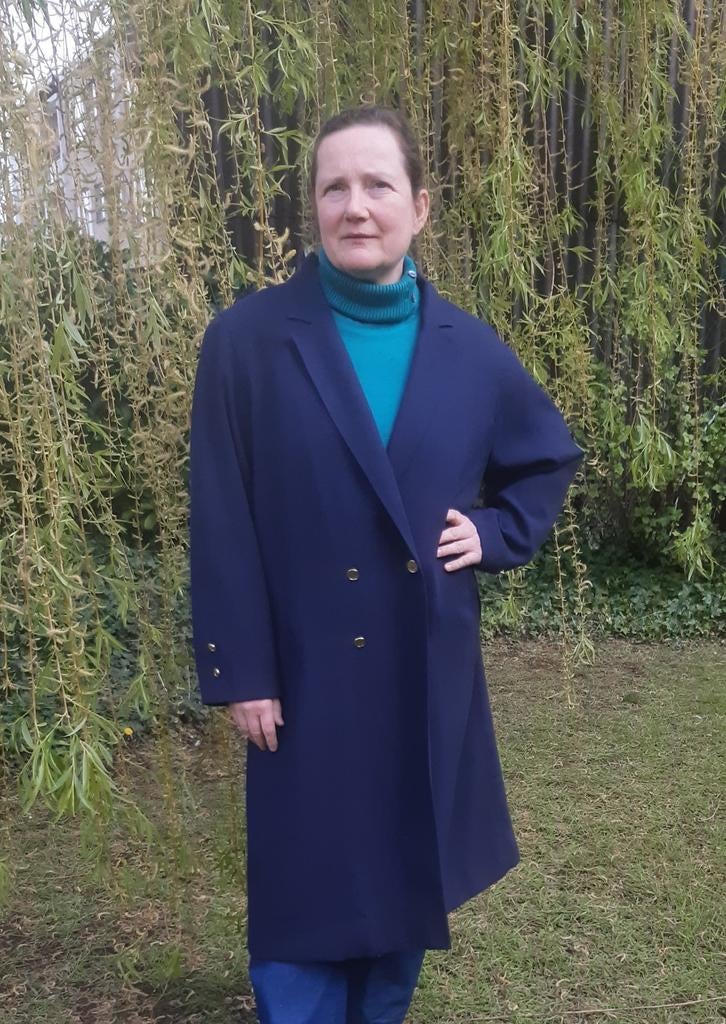 Veste longue bleue pour femme, Enlèvement ou Envoi, Taille 46/48 (XL) ou plus grande