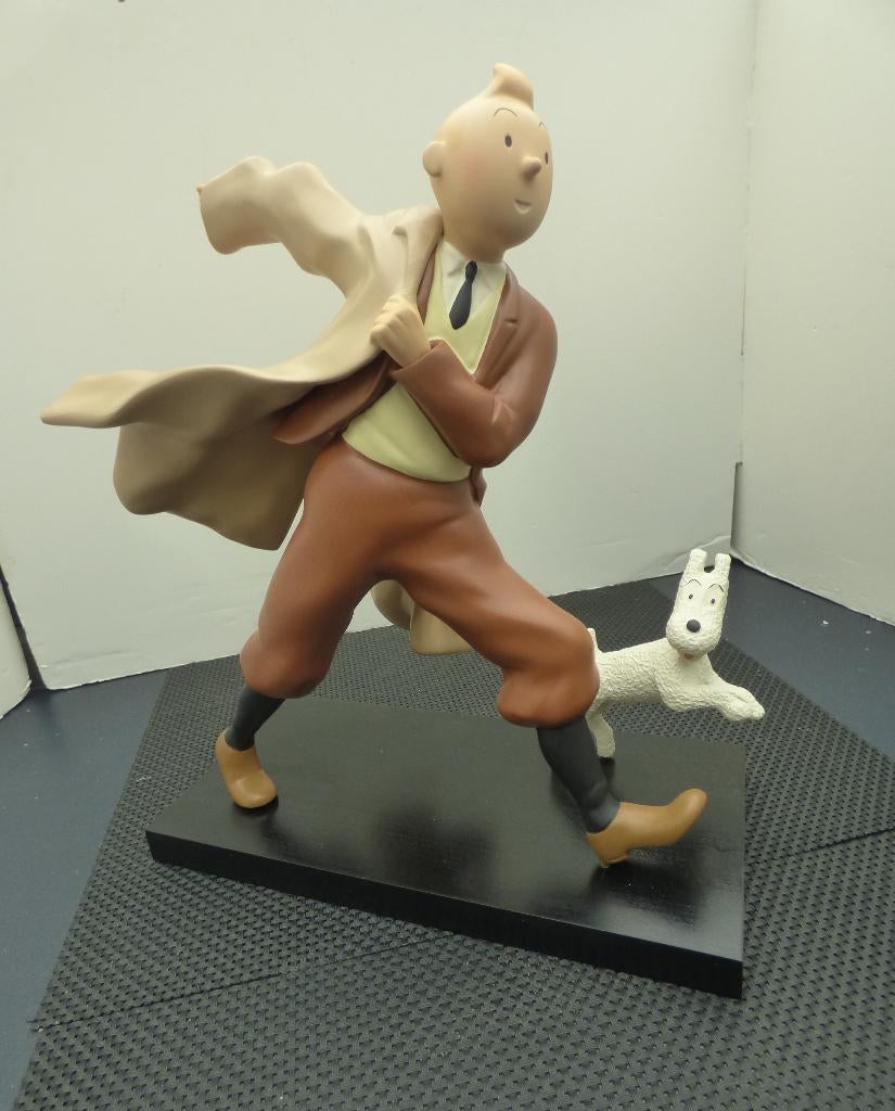 Tintin reporter Leblon Delienne 1988, Collections, Enlèvement, Tintin, Comme neuf, Statue ou Figurine