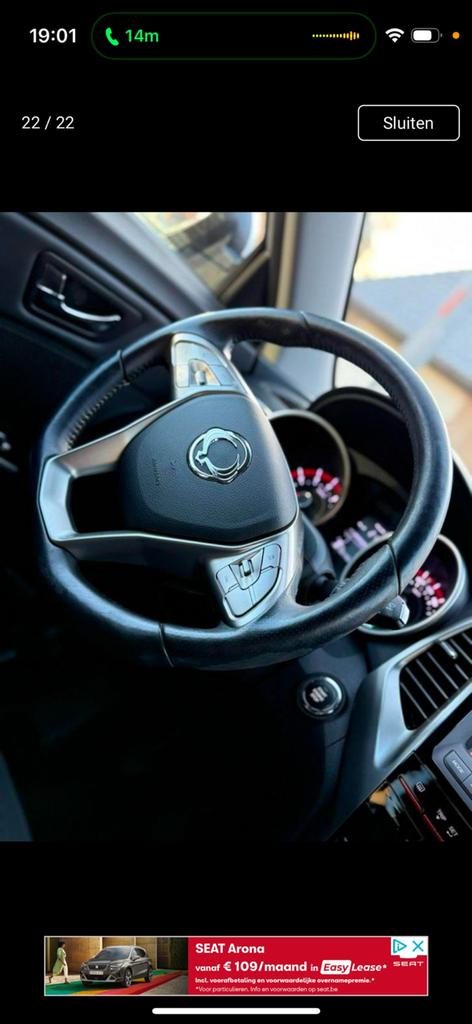 SsangYong Tivoli 2017 Full Option | Black Pack | Topstaat, Auto's, SsangYong, Euro 6, Handgeschakeld, 5 deurs, SUV of Terreinwagen