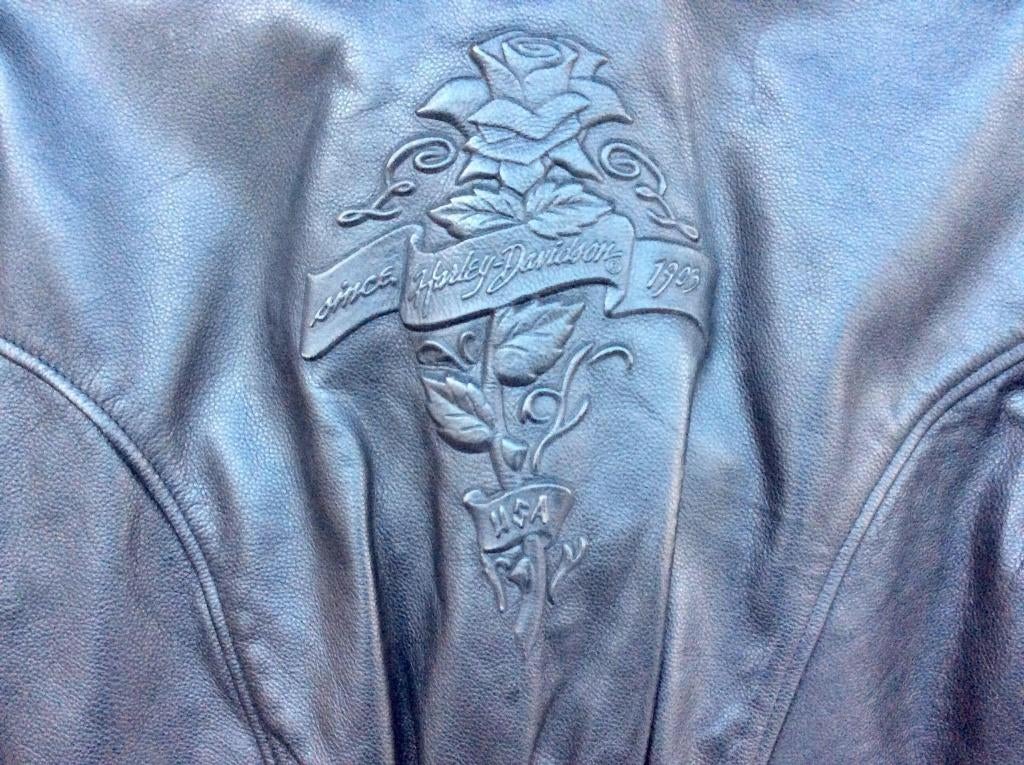 Harley Davidson damesjas leder maat M, Motoren, Ophalen of Verzenden, Dames