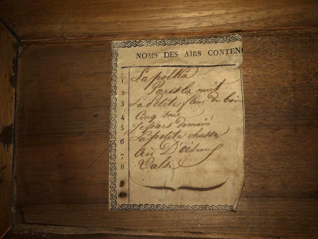 Draaiorgel Orgue de barbarie serinette oiseaux, Ophalen