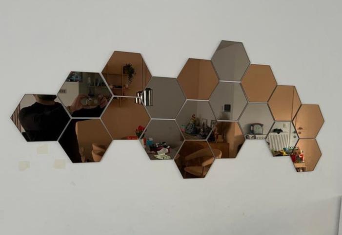 Spiegels, Huis en Inrichting, Woonaccessoires | Wijnrekken, Zo goed als nieuw, Ophalen