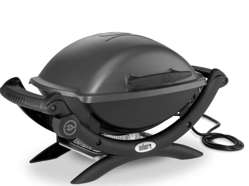 WEBER Q1400 dark grey. Elektrische barbecue., Enlèvement, Comme neuf, Weber