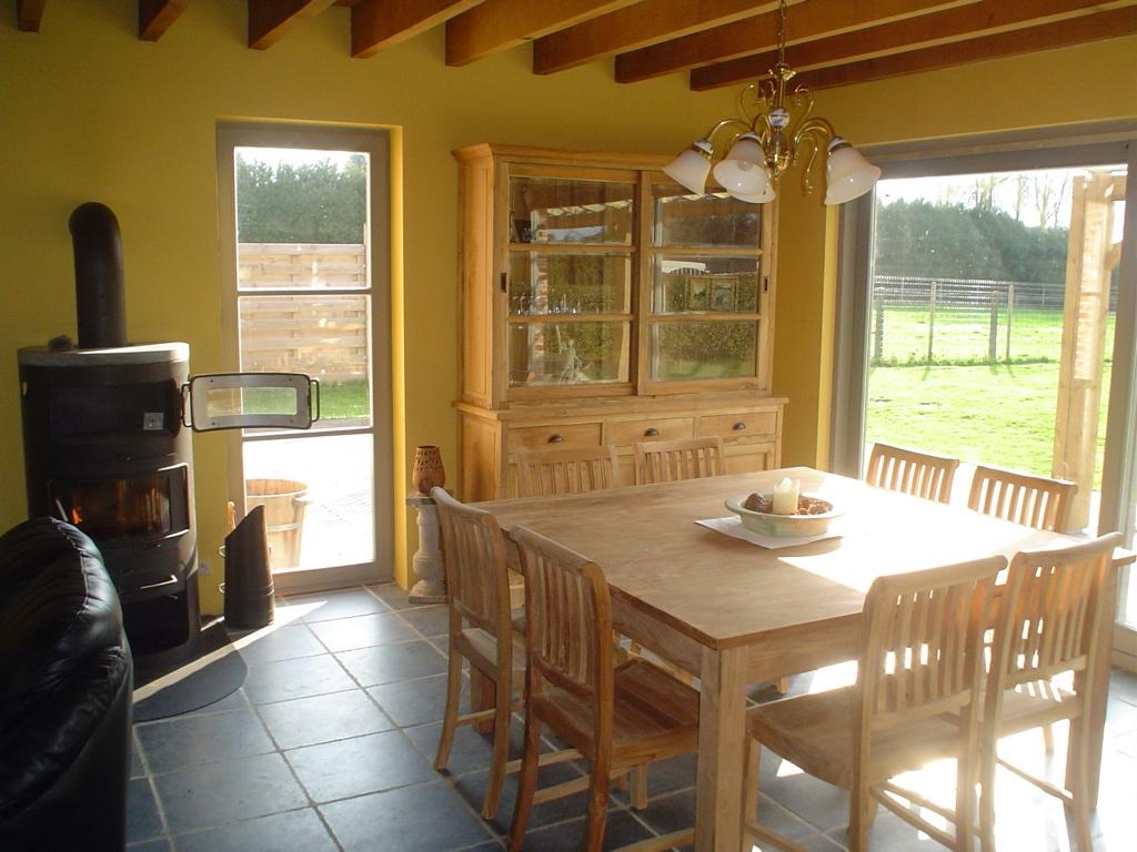 Table avec chaises en Teck, Enlèvement, Utilisé