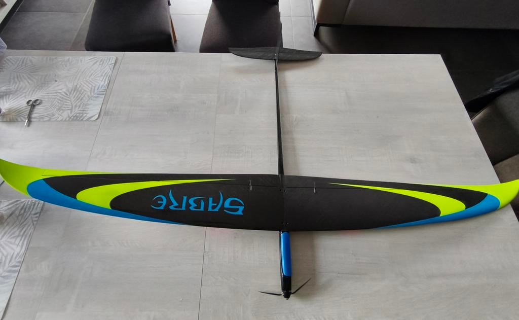 Dlg f5k merk Sabre full Carbon fiber kit vliegklaar, Hobby en Vrije tijd, Modelbouw | Radiografisch | Vliegtuigen, Ophalen