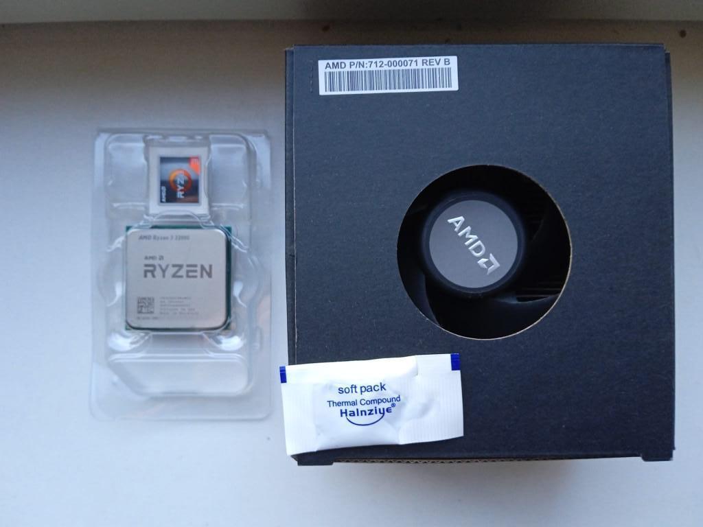 AMD Ryzen 3 3200G AM4 4xcore 3,6 Ghz-processor, Computers en Software, Processors, 4-core, Ophalen of Verzenden, Zo goed als nieuw