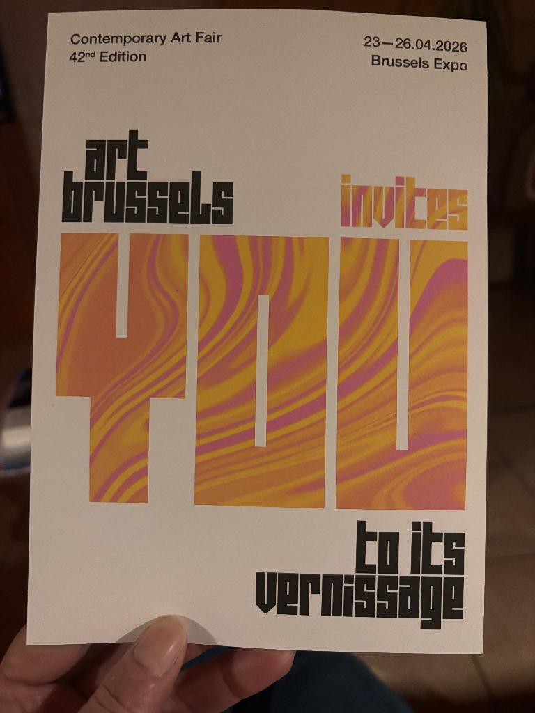 Duoticket vernissage Art Brussels 2026, Tickets & Billets, Deux personnes