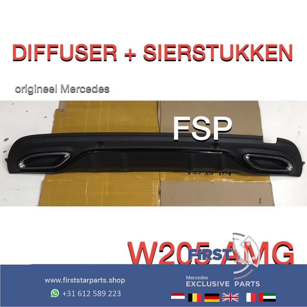 W205 S205 AMG achterbumper diffuser C43 achter spoiler Merce, Gebruikt, -, Ophalen of Verzenden, -