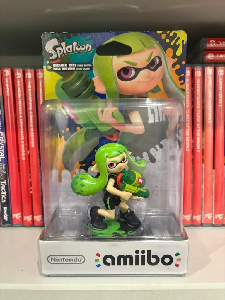 Rare Amiibo Inkling Girl Green (Splatoon), Consoles de jeu & Jeux vidéo, Enlèvement, Neuf
