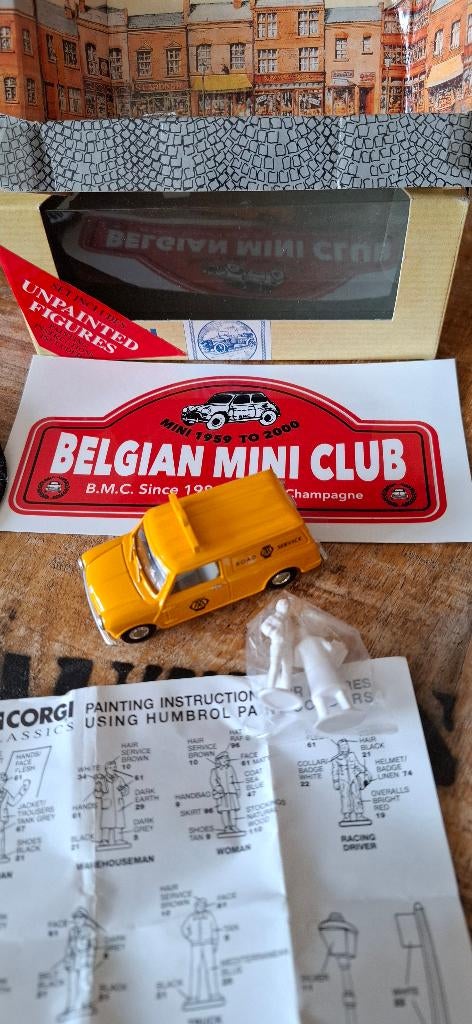 MINI Van Mk1 Morris ROAD SERVICE Yellow 1/43 CORGI Neuf+Box, Hobby & Loisirs créatifs, Voitures miniatures | 1:43, Enlèvement ou Envoi