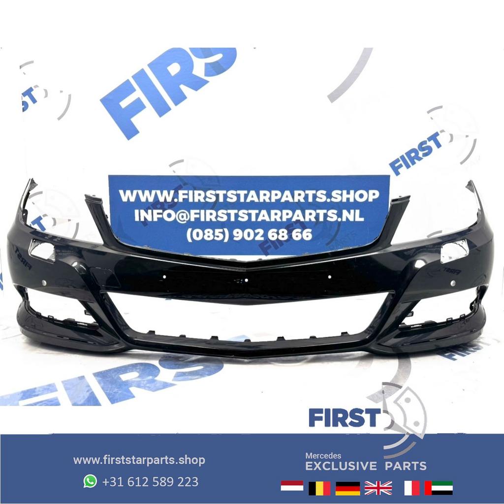 W204 C Klasse voorbumper zwart wit grijs bumper 2007-2014 or, Utilisé, -, Avant, -