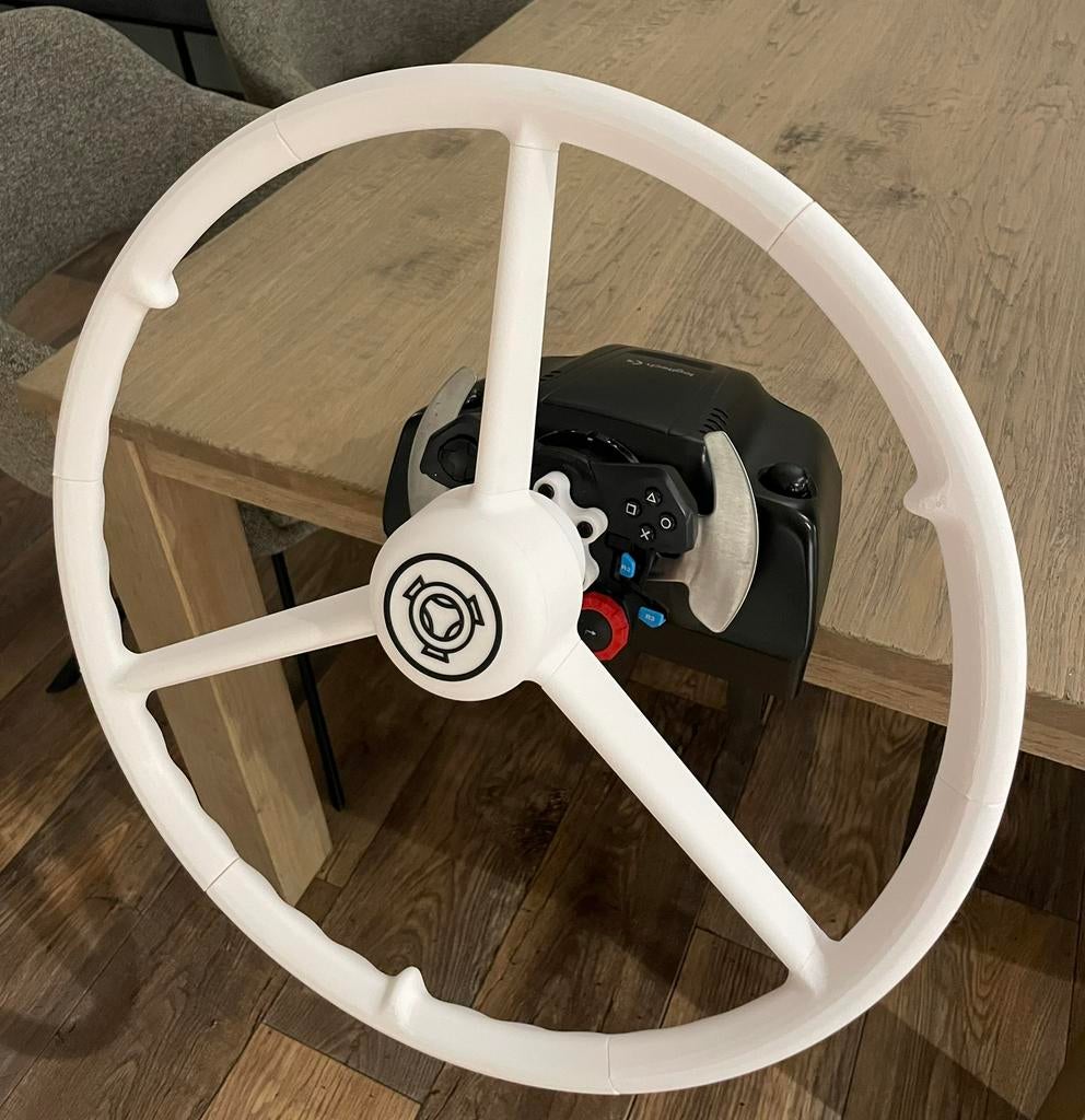 Scania Vabis 3 spaak wit logitech g29 g920 g27, Ophalen of Verzenden, Nieuw, Stuur of Pedalen, PlayStation 3