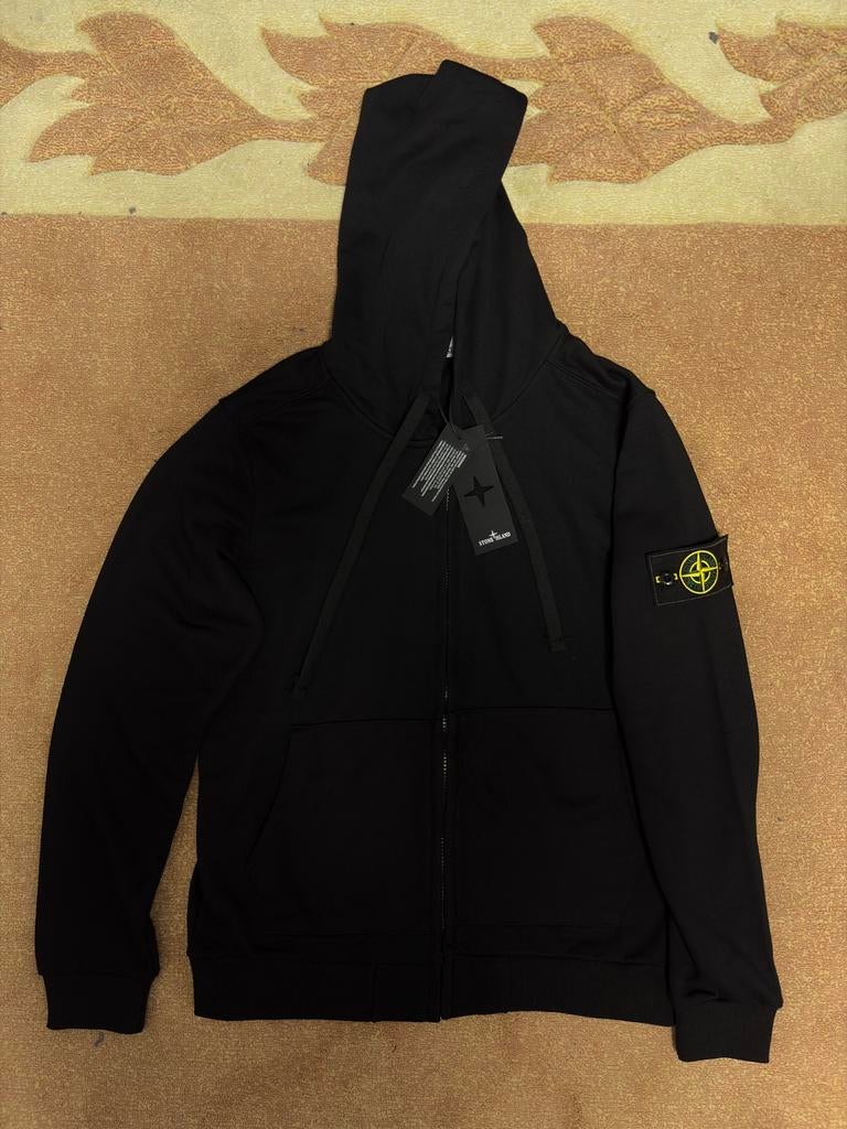 Hoodie zippé stone island neuf avec étiquette, Vêtements | Hommes, Pulls & Vestes, Neuf, Taille 48/50 (M), Noir, Enlèvement ou Envoi