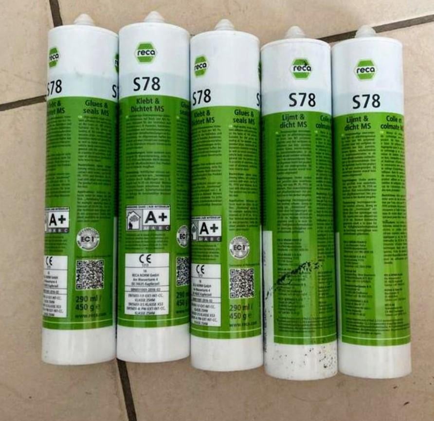 Polymeer silicone reca s78 5 stuks, Ophalen, Zo goed als nieuw, Overige typen