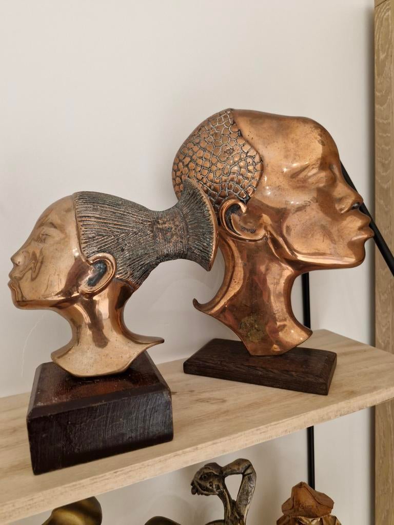 Bronzen hoofden, Ophalen of Verzenden