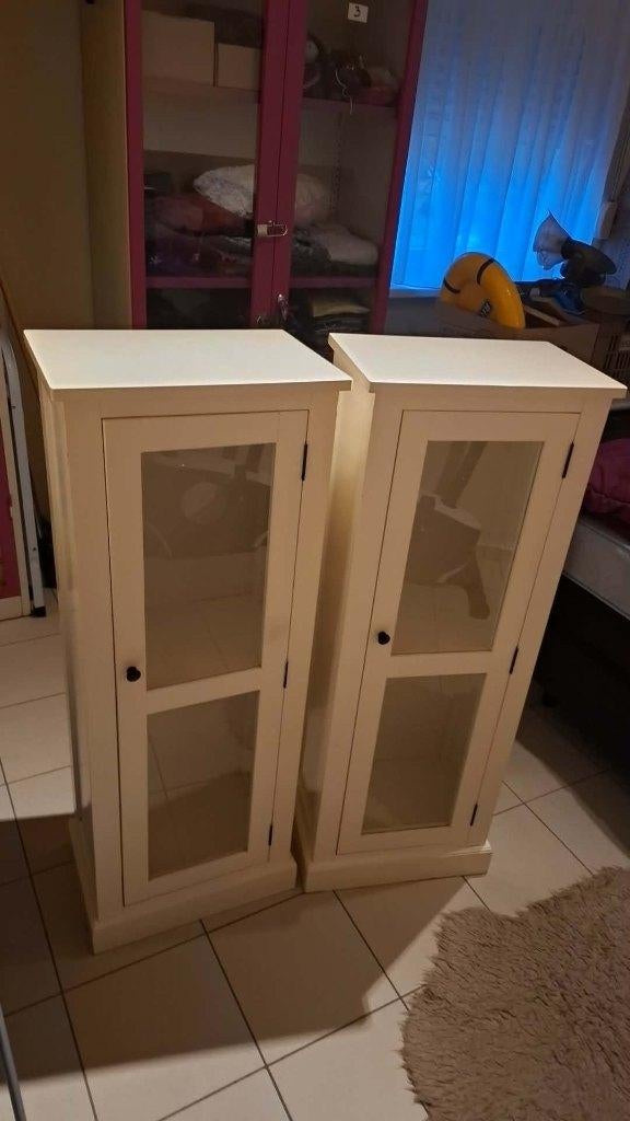2 Vitrine kastjes, Huis en Inrichting, Kasten | Vitrinekasten, 100 tot 150 cm, 25 tot 50 cm, 50 tot 100 cm, Ophalen of Verzenden