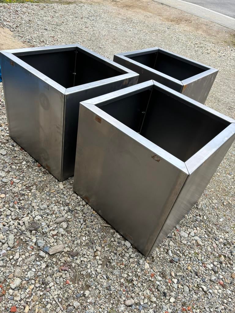 Bacs à fleurs en acier Corten, Jardin & Terrasse, Bacs à fleurs & Jardinières, Enlèvement, Neuf, Métal