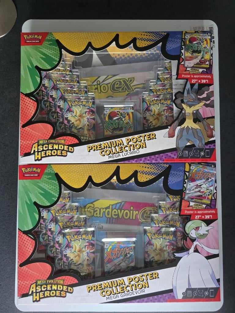 Ascended premium poster collection gardevoir/lucario, Ophalen of Verzenden, Nieuw, Boosterbox