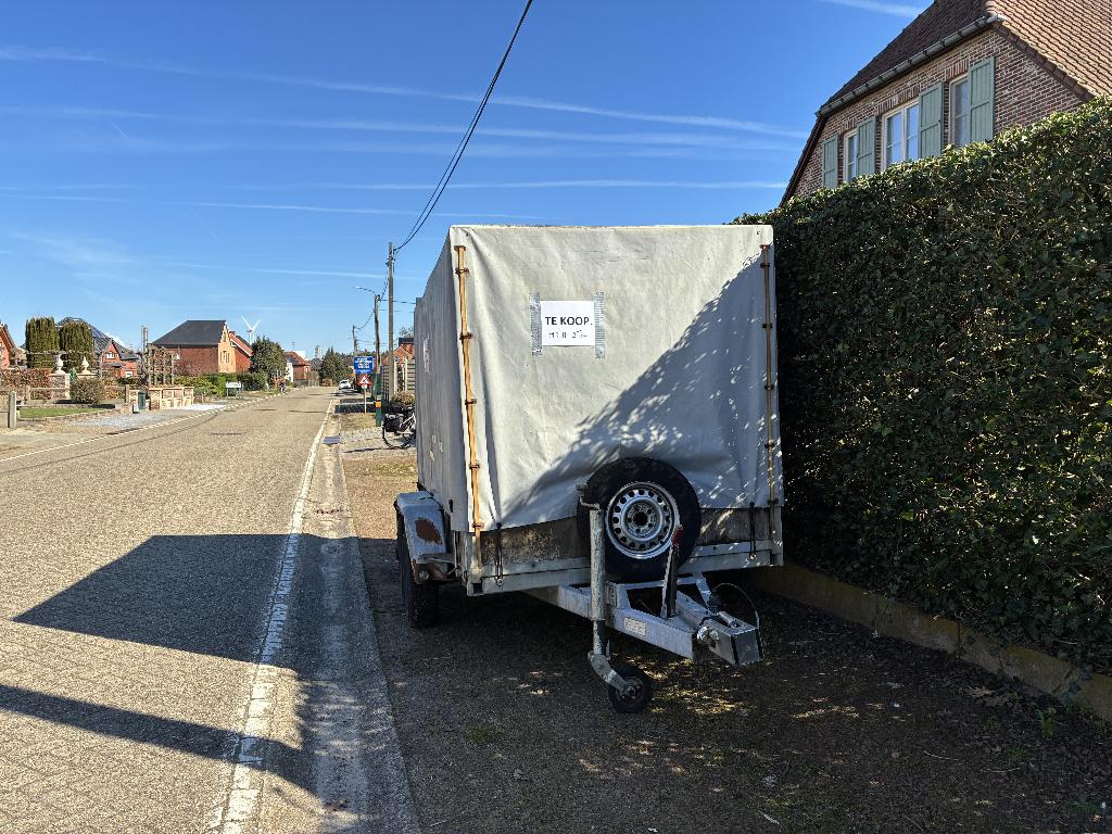 Gesloten aanhangwagen, Auto diversen, Aanhangers en Bagagewagens, Ophalen, Gebruikt