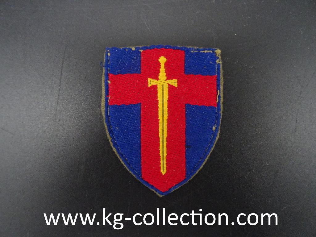 Britse Army of the Rhine patch wo2, Ophalen of Verzenden, Landmacht, Embleem of Badge