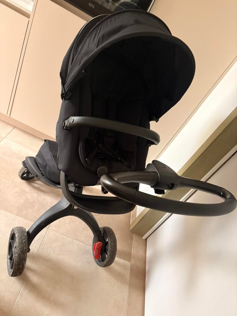 Poussette Stokke, Enlèvement, Utilisé