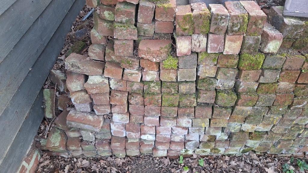 baksteen boerke, Ophalen, Gebruikt, Bakstenen