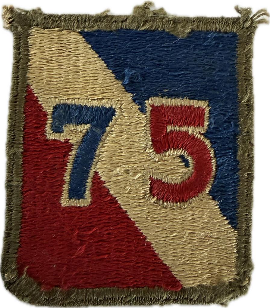 US ww2 patch 75th Infantry Division, Verzenden