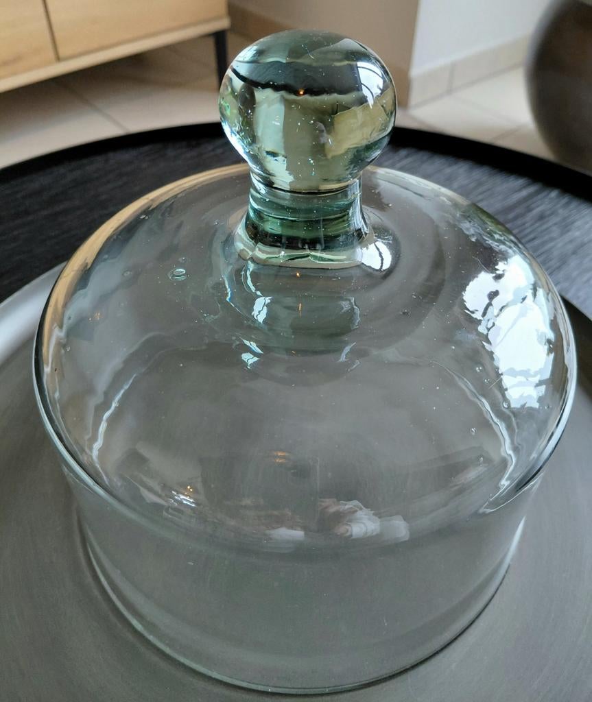 Glazen stolp mond geblazen., Huis en Inrichting, Woonaccessoires | Stolpen, Ophalen