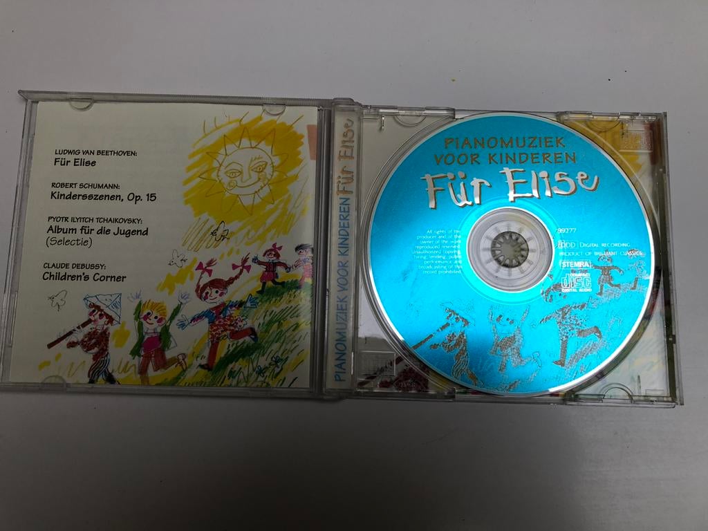 CD piano muziek voor kinderen : Für Elise, Ophalen of Verzenden, Zo goed als nieuw