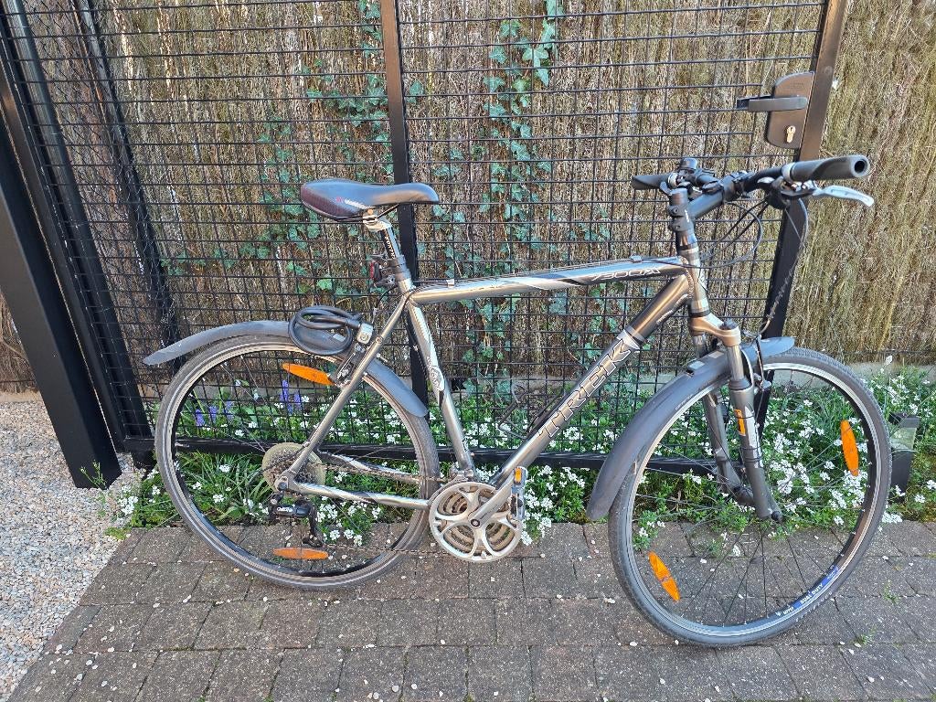 Trek 7300FX Hybride – Maat 57 – Comfortabele vering & Deore, Gebruikt, Velgrem, Versnellingen, 53 tot 57 cm