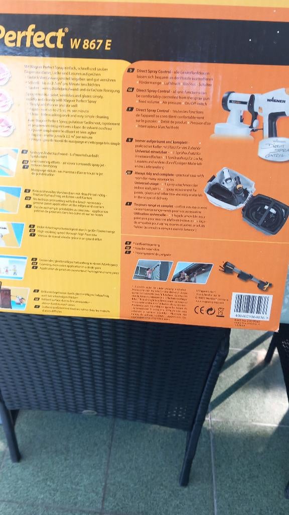 Verfspuit wagner w867e, Ophalen, Zo goed als nieuw, Verfspuit of Verfpomp