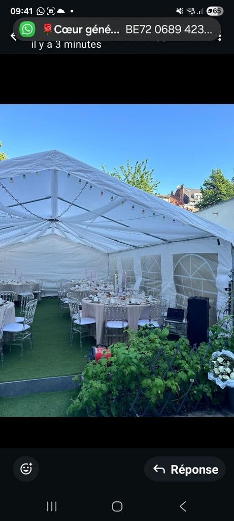 Location de tente ,tonnelle