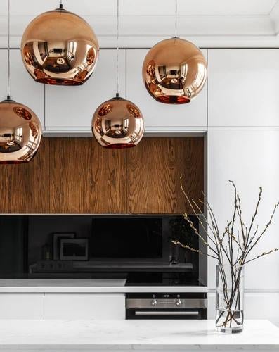 Tom Dixon Copper Round hanglamp, Ophalen, Zo goed als nieuw