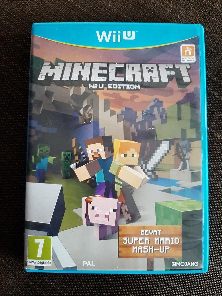 WiiU Minecraft & super Mario mash-up, Games en Spelcomputers, Games | Nintendo Wii U, Zo goed als nieuw, Ophalen of Verzenden