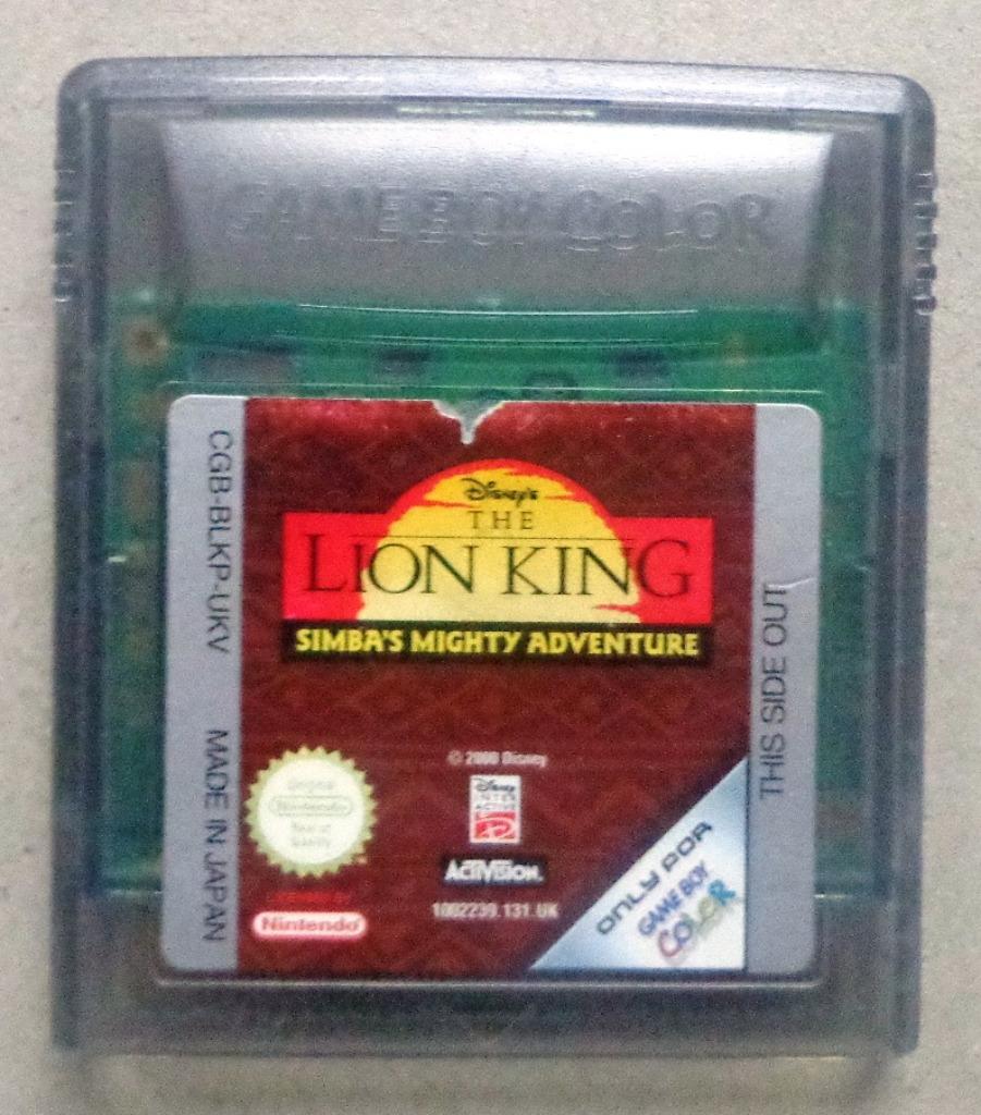 The Lion King Simbas Mighty Adventure voor de Gameboy Color, Games en Spelcomputers, Games | Nintendo Game Boy, Gebruikt, Ophalen of Verzenden