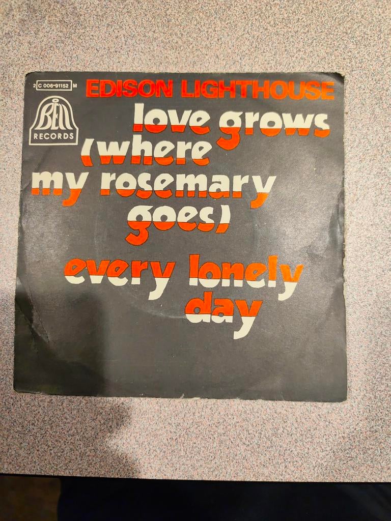 Edison lighthouse. Love grows where my Rosemary goes everey, Ophalen of Verzenden, Zo goed als nieuw